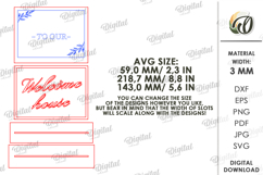 3D Welcome Decor Laser Cut. Stand Decor SVG Product Image 2