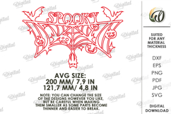 Halloween Garland Laser Cut. Halloween Wall Decor SVG Product Image 2