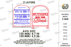 3D Religious Stand Decor Laser Cut. Standing Decor SVG Product Image 2