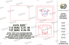 Monster decor Laser Cut. Cute Monster Wall Decor SVG Product Image 2