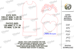 Mother's Day Photo Frame Laser Cut. Picture Frame SVG Product Image 2