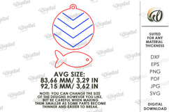 3D Christmas Pet Ornament Laser Cut. Christmas Decor SVG Product Image 2