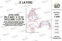 Christmas Tree Ornaments Laser Cut. Christmas Tree Decor SVG Product Image 2