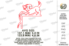 Funny Door Corner Laser Cut. Door Trim Corner. Dog SVG Product Image 2