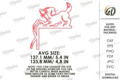 Funny Door Corner Laser Cut. Door Trim Corner. Dog SVG Product Image 2