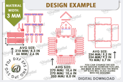 3D Home Garden Laser Cut. Garden Plant House SVG Product Image 4