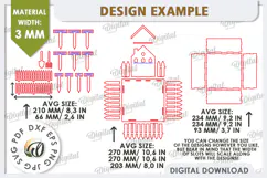 3D Home Garden Laser Cut. Garden Plant House SVG Product Image 4
