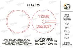Mason Jar Plant Propagation Lid Laser Cut. Mason Jar Lid SVG Product Image 2