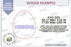 Personalised Easter Basket Tags LaserCut Bundle. Easter Eggs Product Image 3