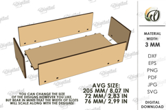 Easter Candle Box Laser Cut. Candle Holder SVG Product Image 2