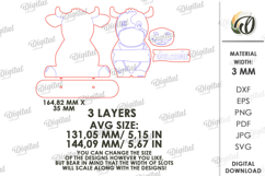 Animal Stand Decors Bundle Laser Cut. Home Decor SVG Product Image 3