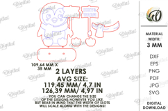 Animal Stand Decor Laser Cut. Penguin SVG Product Image 2