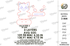 Animal Stand Decor Laser Cut. Cat SVG Product Image 2