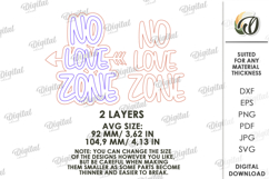Anti Valentine's Day Decor Laser Cut. Wall Decor SVG Product Image 2