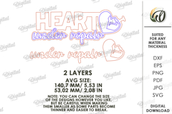 Anti Valentine's Day Decor Laser Cut. Wall Decor SVG Product Image 2