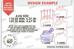 Happy Birthday Money Holder Laser Cut. Birthday Gift SVG Product Image 2