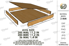 Wooden Puzzle Toy Laser Cut. Kids Montessori Toy SVG Product Image 3