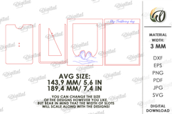 Christening Frame Laser Cut. Wooden Baby Frame SVG Product Image 2