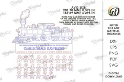 Christmas Advent Calendar Laser Cut. Wall Calendar SVG Product Image 2