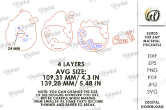 Christmas Cam Laser Cut. Christmas Decor SVG Product Image 2