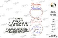 Christmas Cam Laser Cut. Christmas Decor SVG Product Image 2