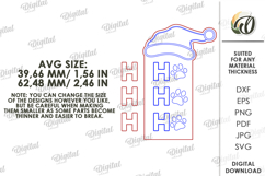 Christmas Dog Tiered Tray Decor Laser Cut. Christmas SVG Product Image 5