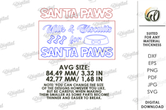 Christmas Dog Tiered Tray Decor Lasercut. Christmas SVG Product Image 2