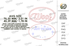 Christmas Dog Tiered Tray Decor Lasercut. Christmas SVG Product Image 2