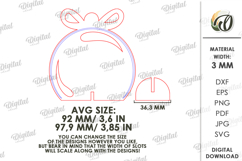 Christmas Place Name Stands Bundle Lasercut. Stand Decor SVG Product Image 3