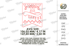 Cinco De Mayo Banners Laser Cut Bundle. Mexican Banners SVG Product Image 3