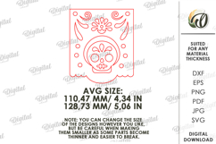 Cinco De Mayo Banners Laser Cut. Wooden Mexican Banners SVG Product Image 2