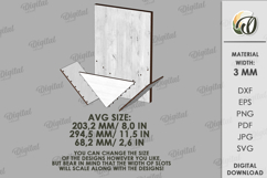 3D Planter Holder Laser Cut. Hanging Plant Holder SVG Product Image 2