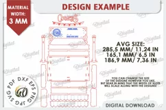 Christmas Treats Shop Stand Laser Cut. Christmas Decor SVG Product Image 3