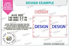 Happy Birthday Card Laser Cut. Birthday Greeting Card SVG Product Image 3