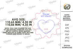 Dried Flower Gift Tags Bundle Laser Cut. Present Tag SVG Product Image 7