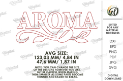 Drink Station Sign Laser Cut. Wall Decor. Aroma SVG Product Image 2