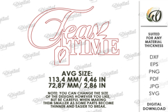 Drink Station Sign Laser Cut. Wall Decor. Tea Time SVG Product Image 2