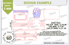 Easter Candy Boxes Laser Cut Bundle. Easter Treats Boxes SVG Product Image 4