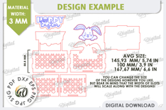 Easter Candy Boxes Laser Cut Bundle. Easter Treats Boxes SVG Product Image 6