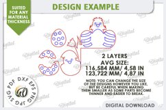 Easter Door Corners Laser Cut Bundle. Easter Decor SVG Product Image 7