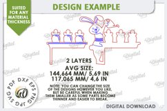 Easter Bunny. Easter Carrot SVG. Easter Door Corner LaserCut Product Image 2