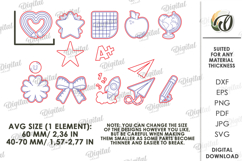 School Number Interchangeable Decor Laser Cut. One SVG Product Image 3