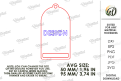 Macrame Bookmark Laser Cut. Engraved Bookmark SVG Product Image 2