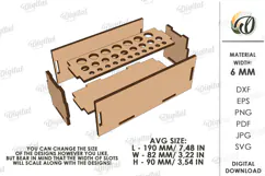 Kids Stationery Holder Laser Cut. Pencil Holder SVG Product Image 2