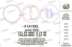 Watermelon and Melon Trinket Dishes Laser Cut Product Image 3