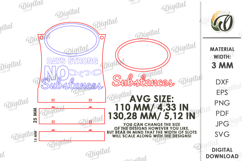 Habit Countdown plaque Laser cut. Health SVG Product Image 2