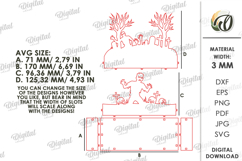 Halloween Candle Holders Bundle Laser Cut. Halloween SVG Product Image 4