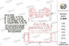 Halloween Candle Holder Laser Cut. Halloween SVG Product Image 3