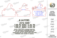 Halloween Door Sign Laser Cut. Halloween Decor SVG Product Image 2