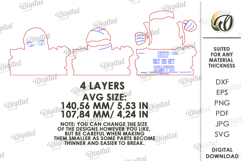Halloween Door Sign Laser Cut. Halloween Decor SVG Product Image 2